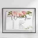 Search for schedule wedding signs Watercolor