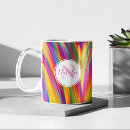 Search for red blue green yellow orange mugs Rainbow colours