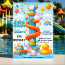 Search for water park invitations Lets make a splash