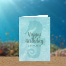 Search for seahorse birthday cards Water