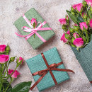 Search for teal green wrapping paper Rustic