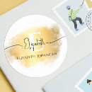 Search for brush script stickers Black