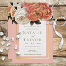 Search for peach wedding invitations Classic