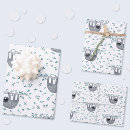 Search for sloth wrapping paper Watercolor