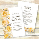 Search for yellow rose wedding invitations All in one