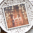 Search for rustic napkins Woodland baby shower