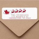 Search for sleigh return address labels Santa