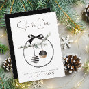 Search for gothic save the dates Black and white