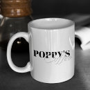 Search for poppy to be mugs Typography