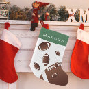 Search for football christmas stockings Green