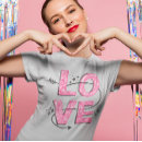 Recherche de lettering tshirts Rose