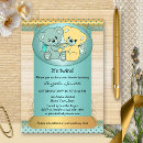 Search for mint and gold invitations Cute