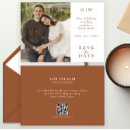 Search for burnt orange save the dates Simple