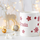 Search for snow flake mugs Red