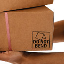 Search for do not bend rubber stamps Fragile