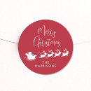 Search for sleigh reindeer stickers Modern