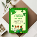 Search for st patricks day dinner party invitations Shamrock