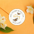 Search for baby shower envelope seals Shower by mail