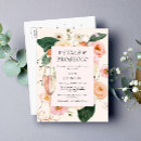 Search for petals and prosecco bridal shower invitations Blush