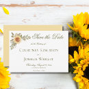 Search for summer wedding save the dates Sunflowers
