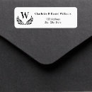 Search for laurel wreath return address labels White
