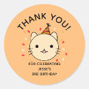 Search for orange birthday stickers Gender neutral