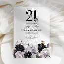 Search for floral 21st birthday invitations Stylish