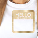 Search for hello my name is tag stickers Blank
