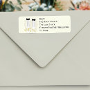 Search for black tie return address labels Tuxedo