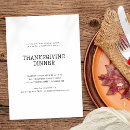 Search for black thanksgiving invitations Minimalist