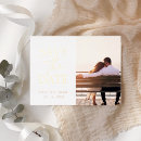 Search for gold white save the dates Minimalist