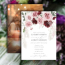 Search for blush and burgundy wedding invitations Watercolor