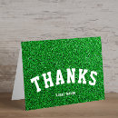Search for football thank you cards Green