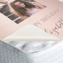 Search for pink photo blankets Rose gold