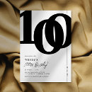 Search for surprise 100th birthday invitations Simple