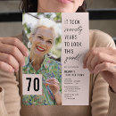 Recherche de soixante dixième invitations Simple