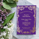 Recherche de mitzvah de batte invitations Floral