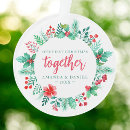 Search for our first together ornaments Couple