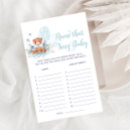 Search for boy baby shower games We can bearly wait