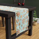 Search for copper table runners Snowflakes
