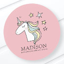 Recherche de jolie licorne autocollants Anniversaire