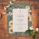 Recherche de white mariage invitations Vert sauge