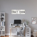 Search for craft room signs posters Black and white