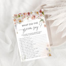 Search for elegant floral bridal shower games Calligraphy