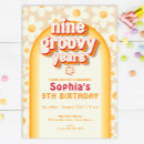 Search for nine year girl birthday invitations Rainbow