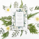 Search for white rose wedding invitations Eucalyptus