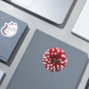 Recherche de pétales rouges autocollants Fleur