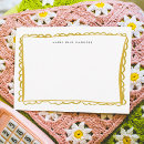 Search for scalloped note cards Colourful