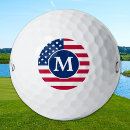 Search for american flag golf balls Red white blue