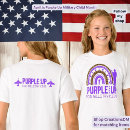Search for military kids tshirts Purple up